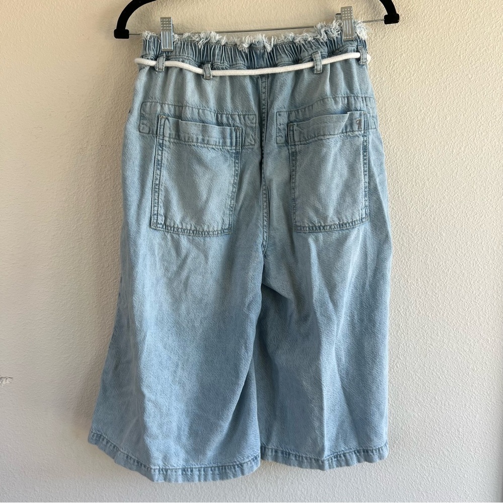 Anthropologie pilcro pj wide leg‎ cropped jeans women’s small denim - Picture 5 of 7